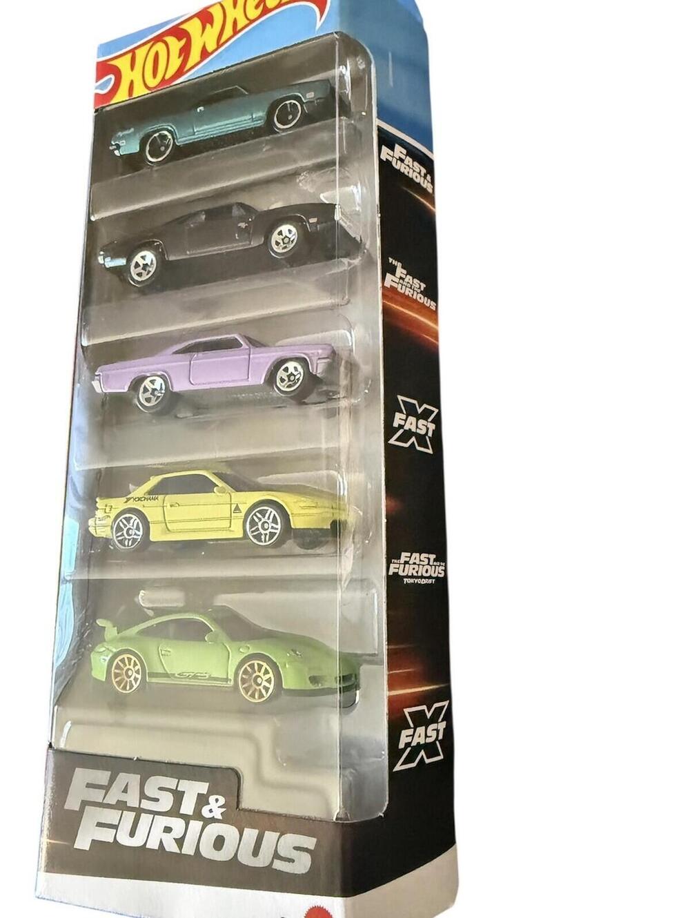 🔥Brand New 🔥Hot Wheels 1:64 Fast & Furious 5 Pack Cars Set 2025 collectible - Picture 4 of 7